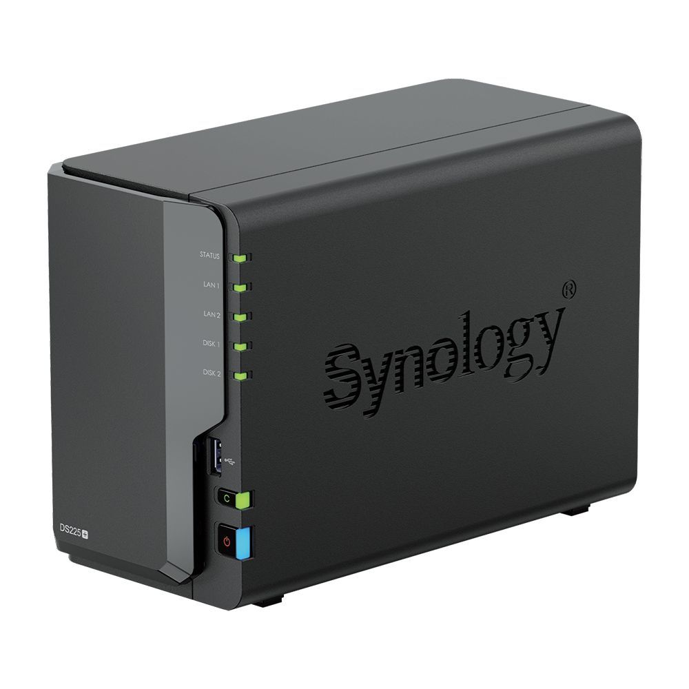 СХД настольное исполнение 2BAY NO HDD DS225+ SYNOLOGY