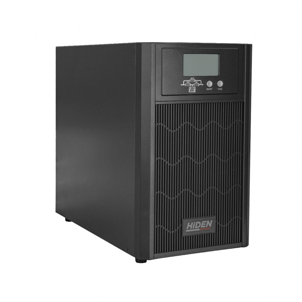 ИБП HIDEN EXPERT HE11002S, встроенные АКБ в корпусе (6х9А/ч), 2 kVA/2 kW (PF=1){С двойным преобразов