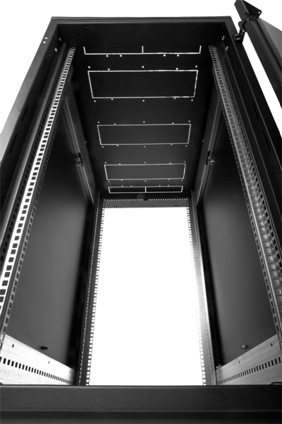 ЦМО Шкаф телекоммуникационный напольный 18U (600x800) дверь стекло, цвет чёрный