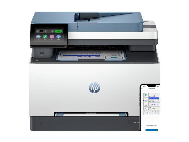 МФУ лазерный HP Color LaserJet Pro 3303fdn (499M7A) A4 Duplex белый