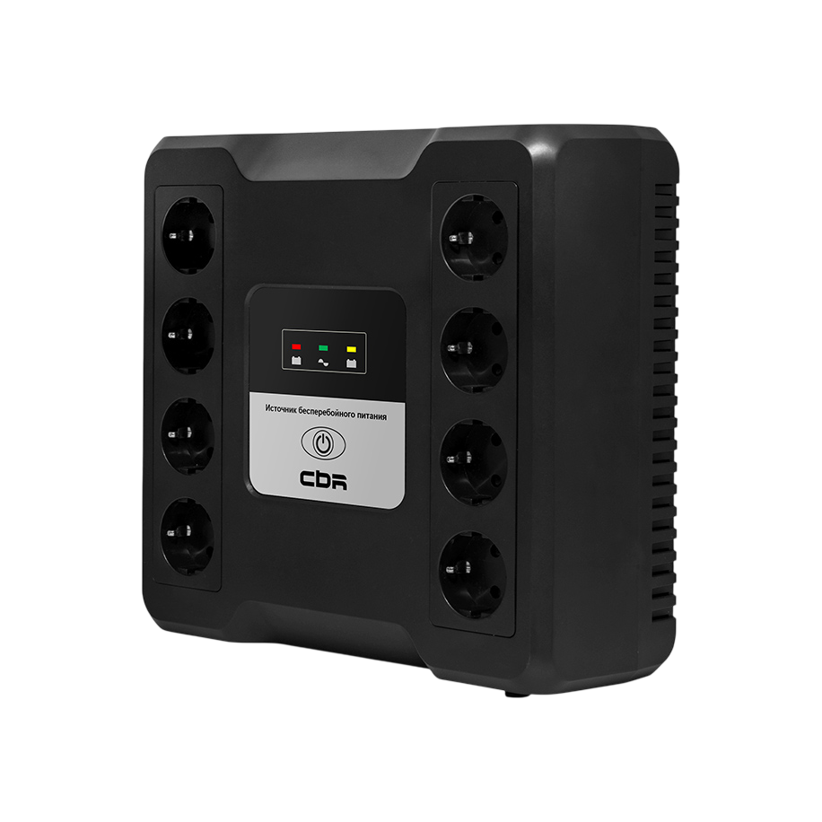 ИБП CBR [CTL-600B-8F-LDK] Line Interactive 600 VA / 360 W 7Ah12V 8 x Shuko