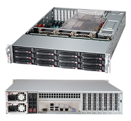 Корпус SuperMicro CSE-826BE1C-R920LPB 2U SC826B Chassis W/ 1 Expander, 920W, Black (158003)