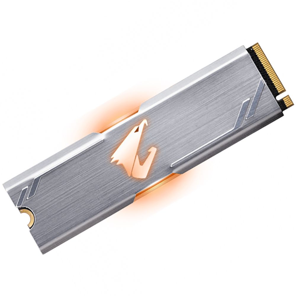 Твердотельный накопитель SSD Gigabyte AORUS RGB 512GB M.2 2280 GP-ASM2NE2512GTTDR Client PCIe Gen3x4
