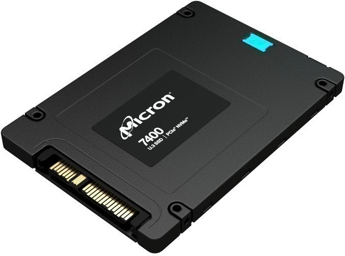 Накопитель SSD PCIE 3.2TB 7400 MAX MTFDKCC3T2TFC-1AZ1ZABYY U.3 NVMe 6600/3500 3DWPD MICRON