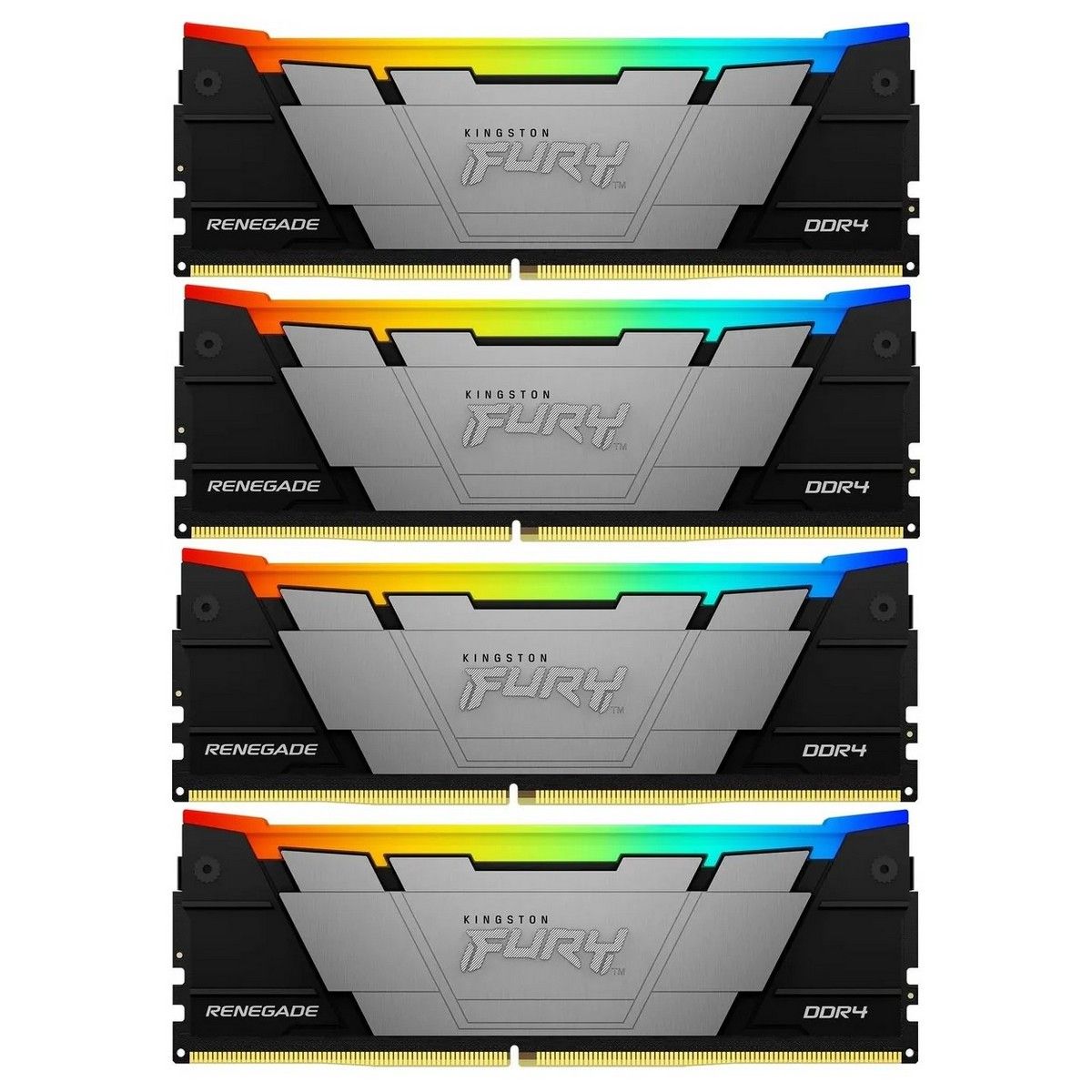 Память DDR4 4x8GB 3600MHz Kingston KF436C16RB2AK4/32 Fury Renegade RGB RTL Gaming PC4-28800 CL16 DIM
