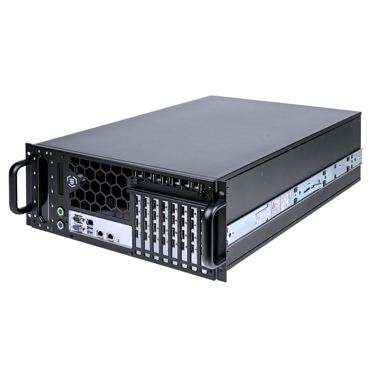 Сервер Crusader Squire 4135R (4U, 1xPRO 7955WX, 4x32GB DDR5 RDIMM ECC, 2x1TB M.2 NVME, 4xRTX 5090 32
