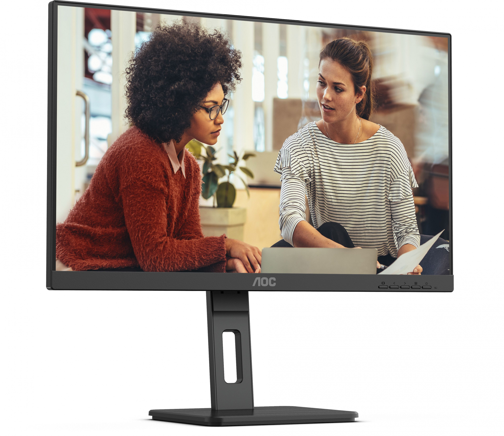 Монитор AOC 24" 24E3QAF черный IPS LED 16:9 HDMI M/M матовая HAS Piv 300cd 178гр/178гр 1920x1080 75H