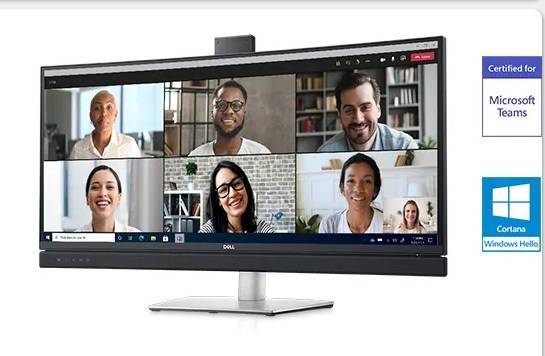 Монитор Dell 34.14" C3422WE черный IPS LED 8ms 21:9 HDMI M/M Cam матовая HAS Piv 300cd 178гр/178гр 3