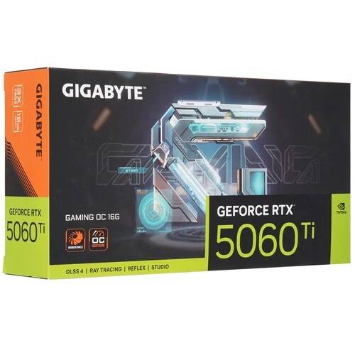 Видеокарта Gigabyte PCI-E 5.0 GV-N506TGAMING OC-16GD 1.0 NVIDIA GeForce RTX 5060TI 16Gb 128bit GDDR7