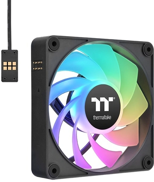 Вентилятор для корпуса Thermaltake CT120 EX Sync ARGB 120х120x25 черный 4-pin 28.5дБ (упак.:3шт) (CL