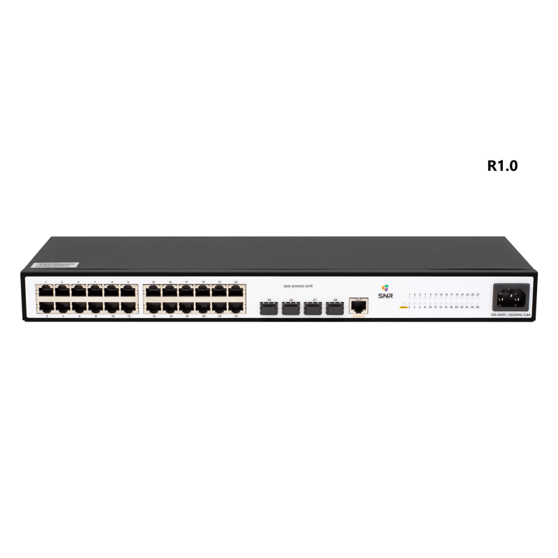 Коммутатор SNR SNR-S2982G-24TE (L2) 24x1Гбит/с 4SFP управляемый
