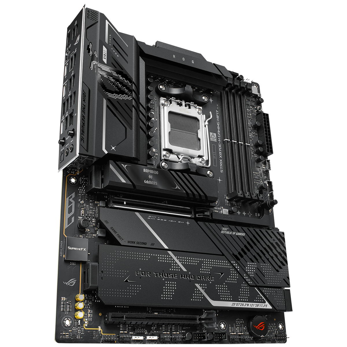 Материнская плата Asus ROG STRIX X870E-H GAMING WIFI7 Socket AM5 AMD X870E 4xDDR5 ATX AC`97 8ch(7.1)