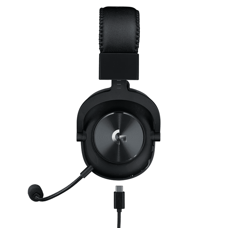 Наушники с микрофоном Logitech G Pro X Lightspeed черный 2м мониторные Radio оголовье (981-000908)