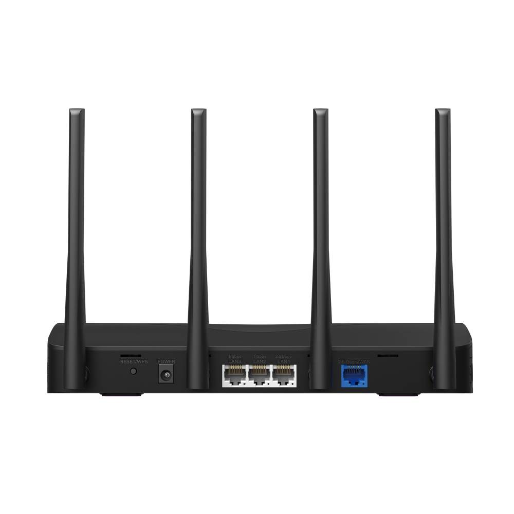Роутер беспроводной Mercusys MR27BE BE3600 10/100/1000/2500BASE-T черный