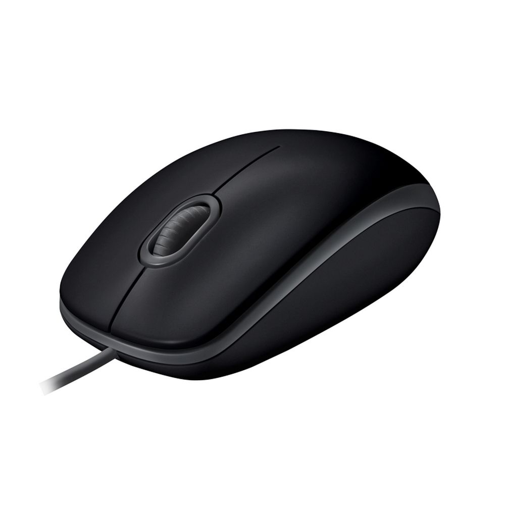 Мышь Logitech B100 Black |910-003357| черная, оптическая 800dpi, USB, 1.8м, {10}, (041271)