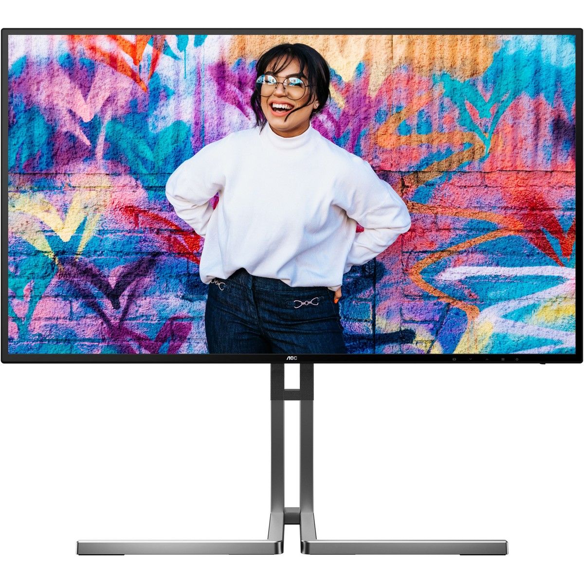 Монитор LCD AOC 27" U27U3CV {IPS 3840x2160 60Hz 178/178 HDMI2.0 DisplayPort1.2  VESA}