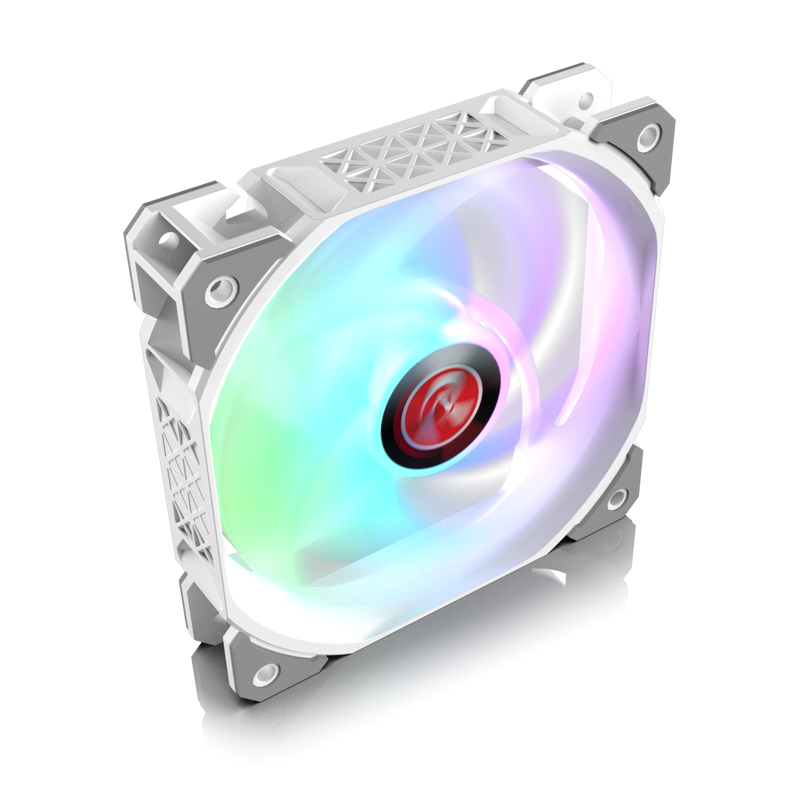 Вентилятор корпусный Raijintek AGERAS 12 ARGB-1 (120x120x25mm, 4-pin PWM, 67.38CFM, 33dBA, 2200RPM, 