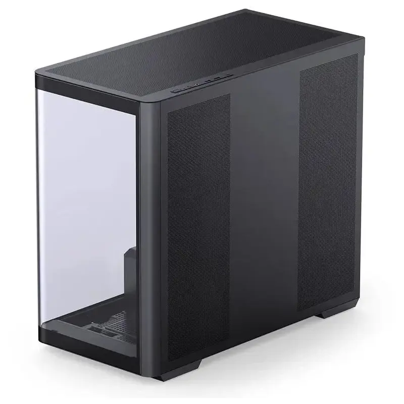 Корпус JONSBO D300, Mini-Tower, TG, no fan, 2xUSB-A 3.2 + 1xUSB-C 3.2, mATX, mITX Black