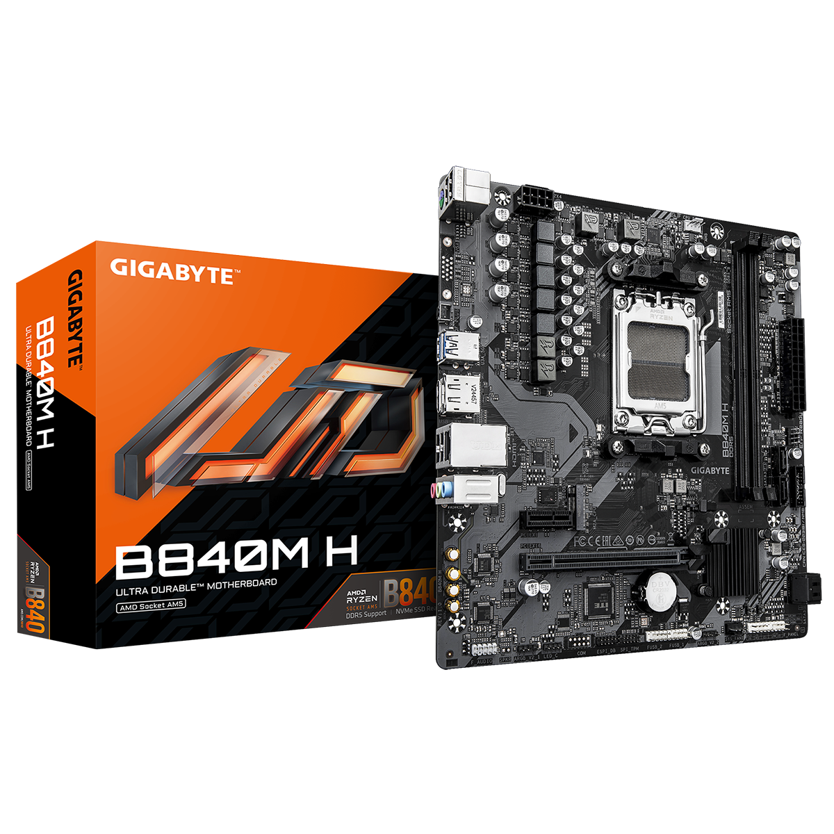 Материнская плата Gigabyte B840M H, RTL