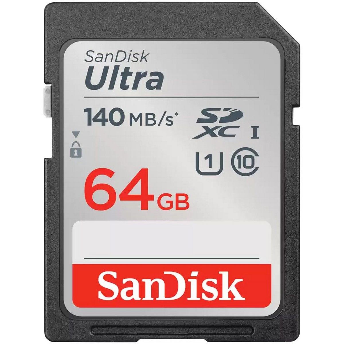 Карта памяти SanDisk Ultra UHS I 64GB SD Card 140MB/s for DSLR and Mirrorless Cameras