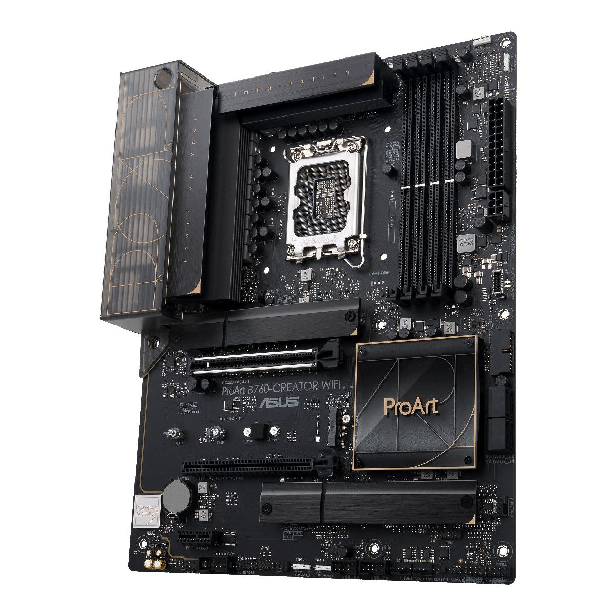 Материнская плата Asus PROART B760-CREATOR WIFI Soc-1700 Intel B760 4xDDR5 ATX AC`97 8ch(7.1) 1 x 2.