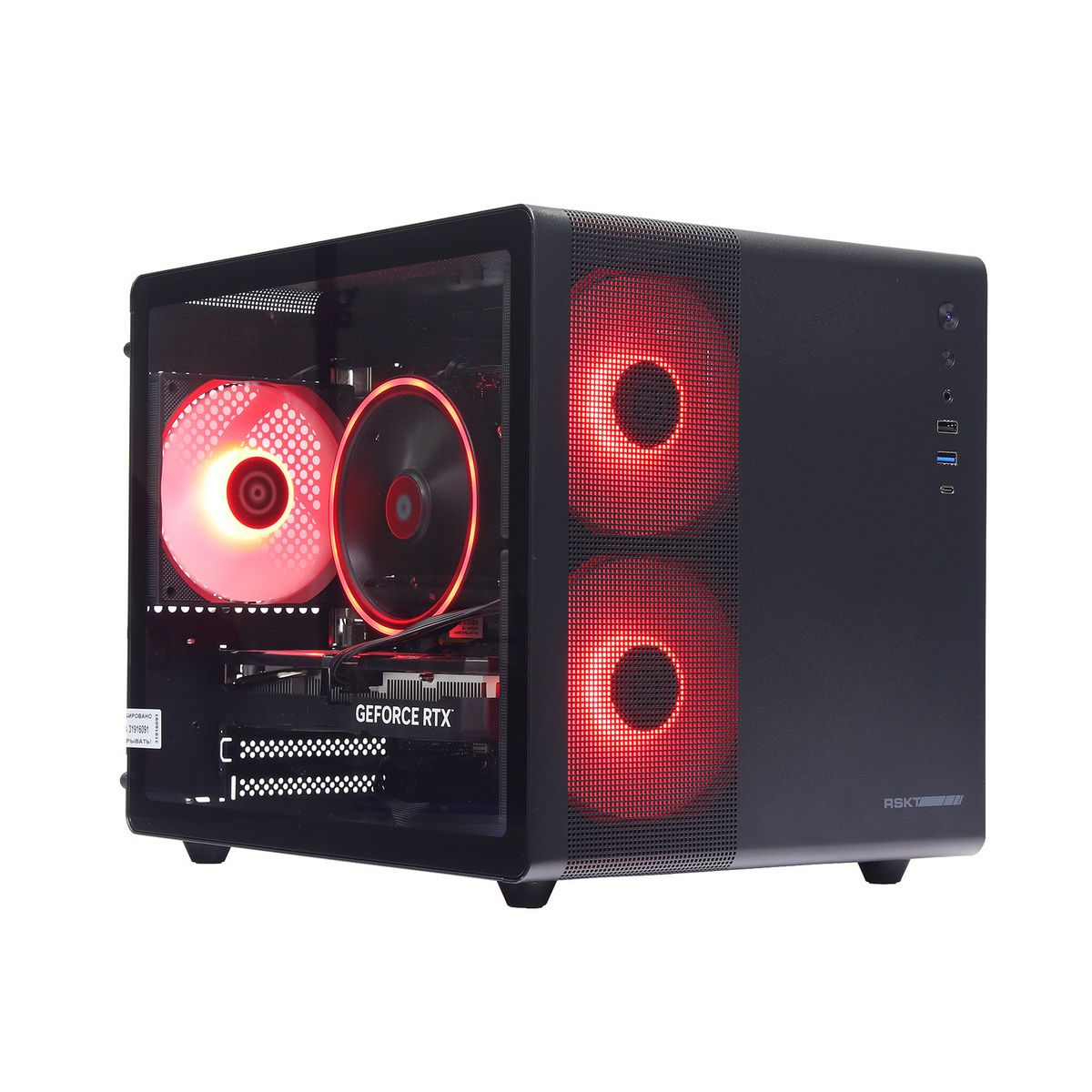 Компьютер Raskat STRIKE 320 (Intel Core i3-12100F, RAM 16GB, SSD 512GB, NVIDIA RTX 3050 6GB, noOS, b