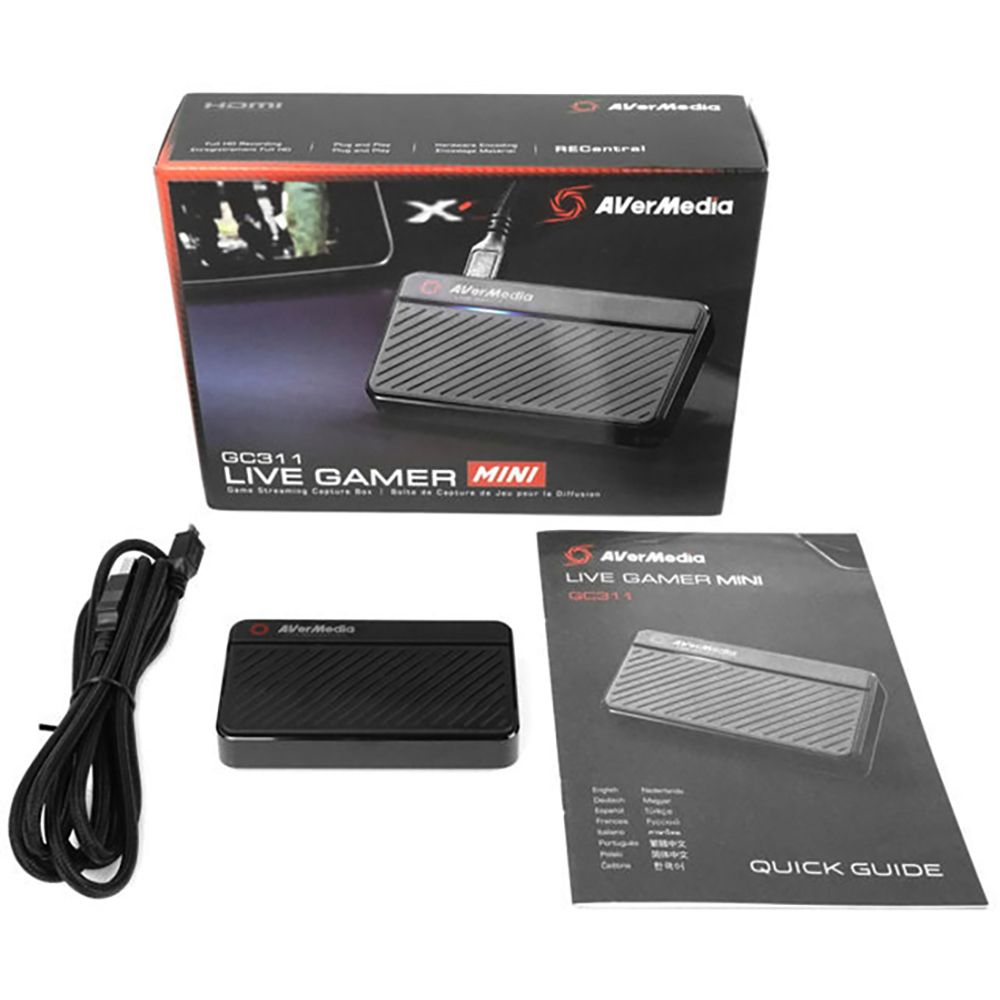 Устройство видеозахвата внешнее AVER Media Live Gamer MINI, RTL {20} (GC311) (679248)