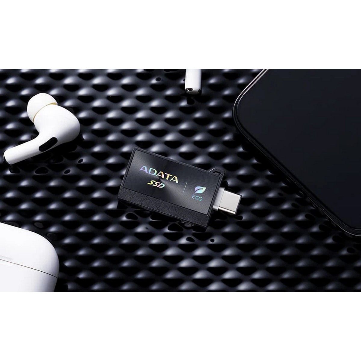 Накопитель SSD A-Data USB3.2 Gen2 512GB SC730-512G-CACTI SC730 черный