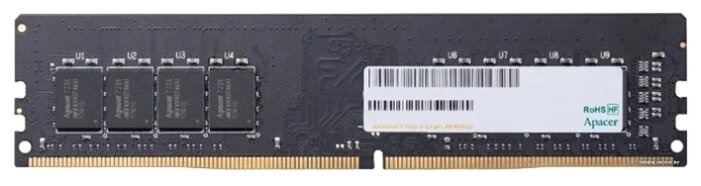 Оперативная память Apacer  DDR4  16GB  2666MHz DIMM (PC4-21300) CL19 1.2V (Retail) 1024*8  3 years (