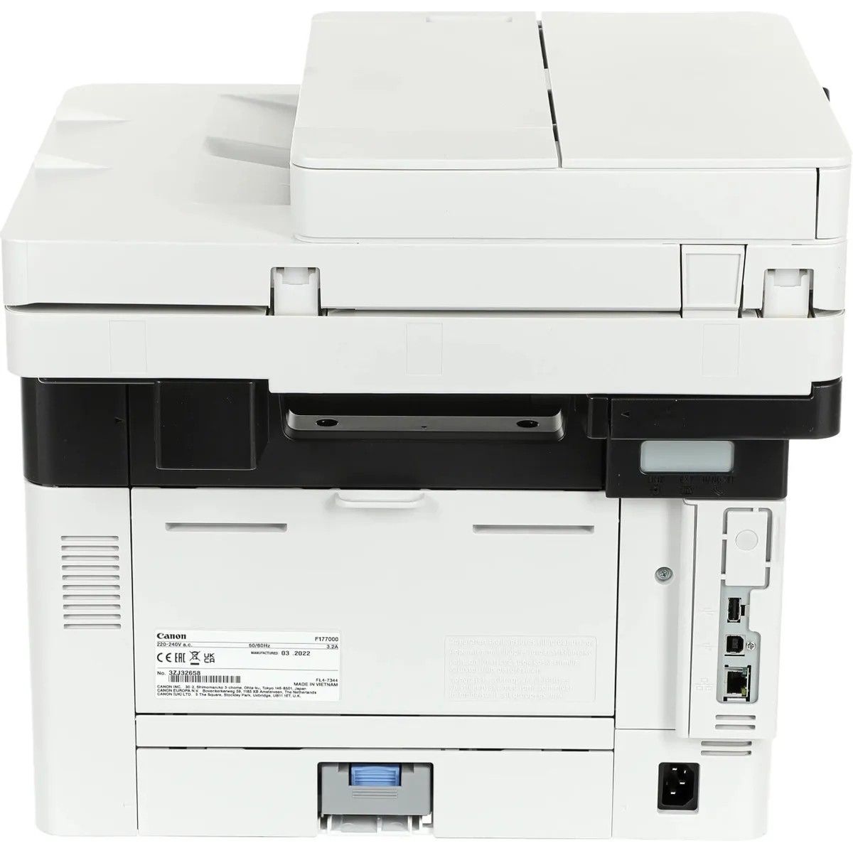 Canon i-SENSYS MF453dw A4, МФУ, лазерное, черно-белая, до 38 стр/мин, 1200dpi, 800МГц, 1024Мб, 50АПД