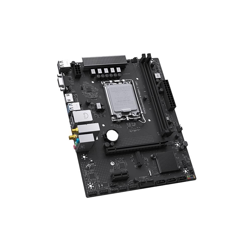Материнская плата Maxsun MS-Challenger B760M-F WIFI B760, LGA1700, 2*DDR4, 1*PCIEx16, 1*PCIEx1, 1*M.