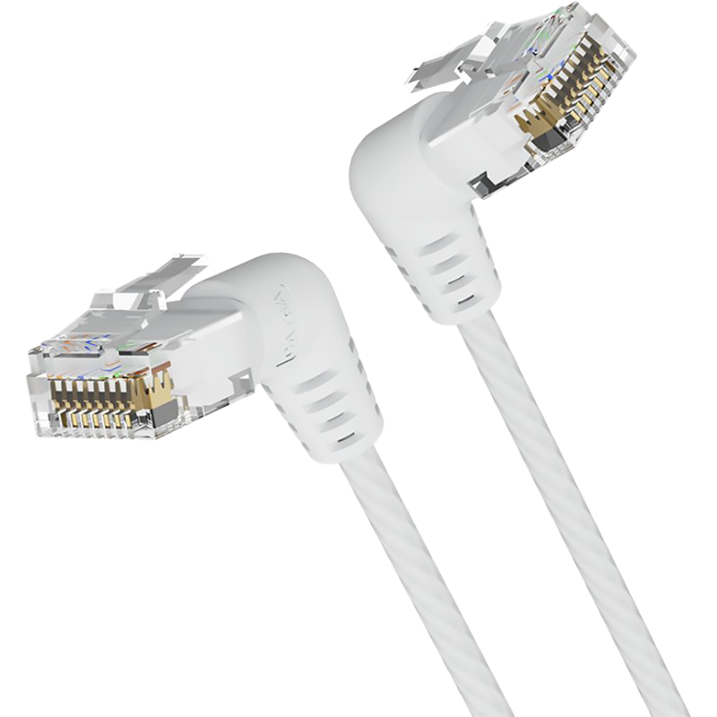 Vention IBOWF UTP cat.6a, RJ45 угол 90 - 1м. Белый