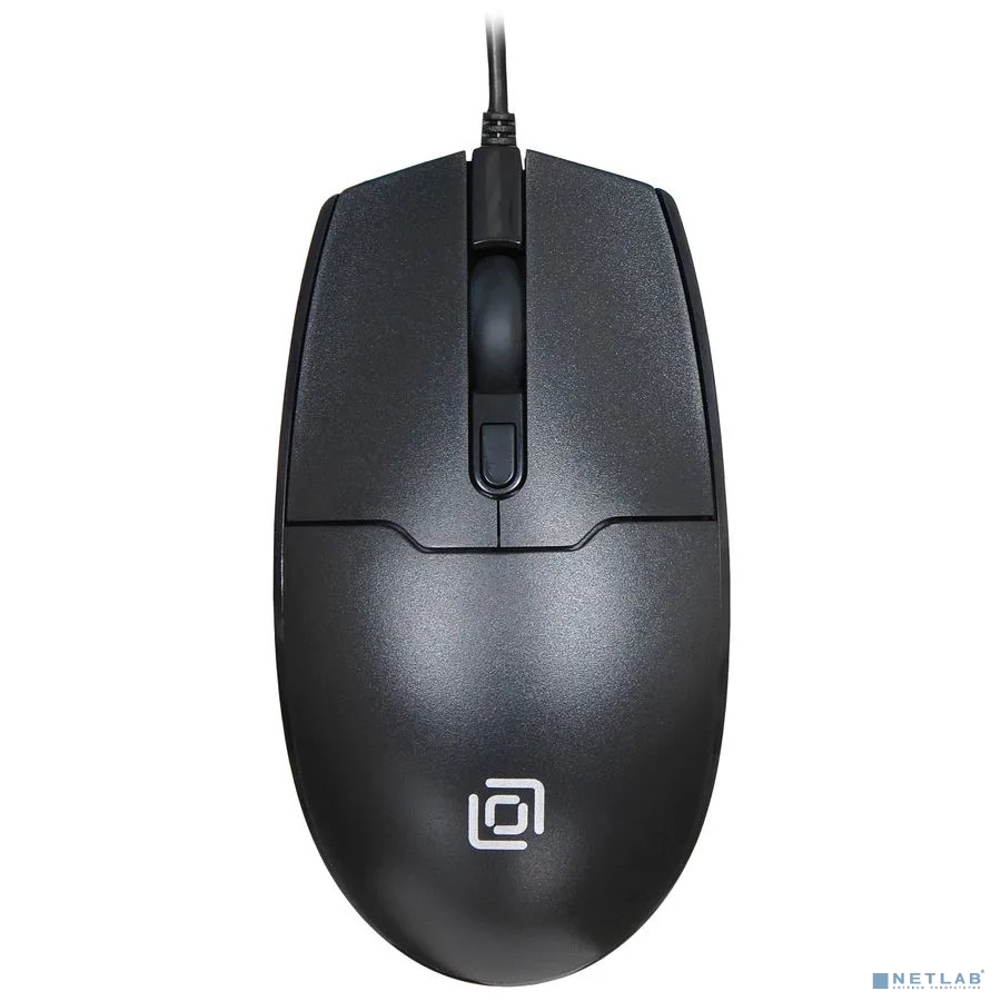 Мышь Оклик 147M черный оптическая 2000dpi USB 4but (1454525)