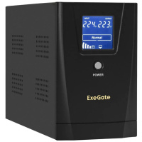 Exegate EX292632RUS ИБП ExeGate SpecialPro Smart LLB-2000.LCD.AVR.2SH.RJ.USB <2000VA/1200W, LCD, AVR