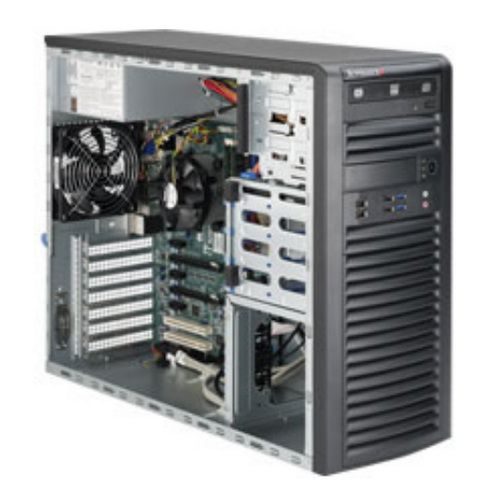 Серверная платформа SuperMicro SYS-5038A-IL Super Workstation (X10SAE-732D4F-500) Mid-Tower S