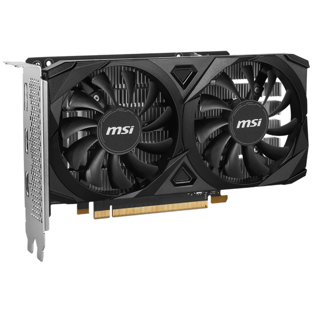 Видеокарта MSI PCI-E 4.0 RTX 3050 VENTUS 2X E 6G OC NVIDIA GeForce RTX 3050 6Gb 96bit GDDR6 1492/140