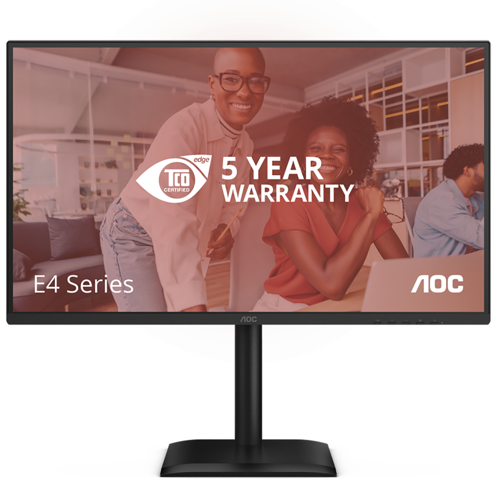 Монитор AOC 27" Q27E4U черный IPS LED 4ms 16:9 HDMI M/M матовая HAS Piv 1500:1 350cd 178гр/178гр 256