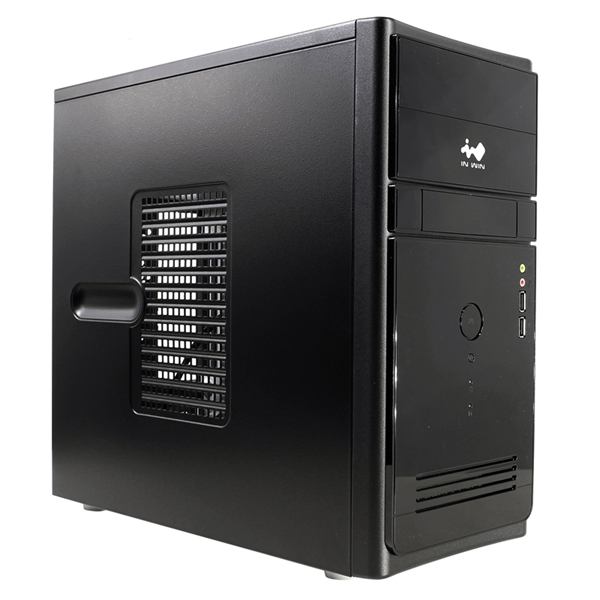 Корпус Mini Tower InWin ENR021BL PM-400ATX  U3.0*2+A(HD)  mATX [6194116]  