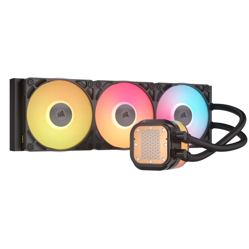 Система жидкостного охлаждения Corsair iCUE LINK TITAN 360 RX LCD (360mm, Black, RGB/ Fans: 3x120mm,