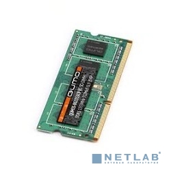 QUMO DDR3 SODIMM 4GB QUM3S-4G1333K9(R) PC3-10600, 1333MHz