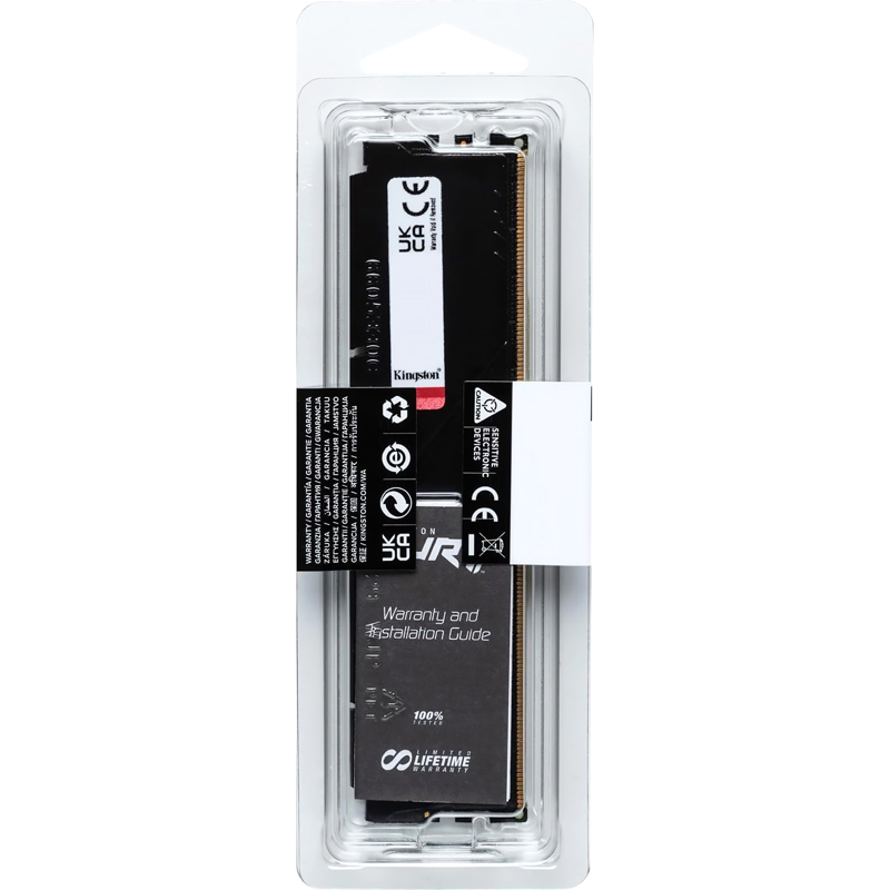Память DDR5 16GB 6400MHz Kingston KF564C32BBE-16 Fury Beast Black Expo RTL Gaming PC5-51200 CL32 DIM