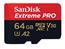 Карта памяти SanDisk Extreme Pro microSD UHS I Card 64GB |SDSQXCU-064G-GN6MA|