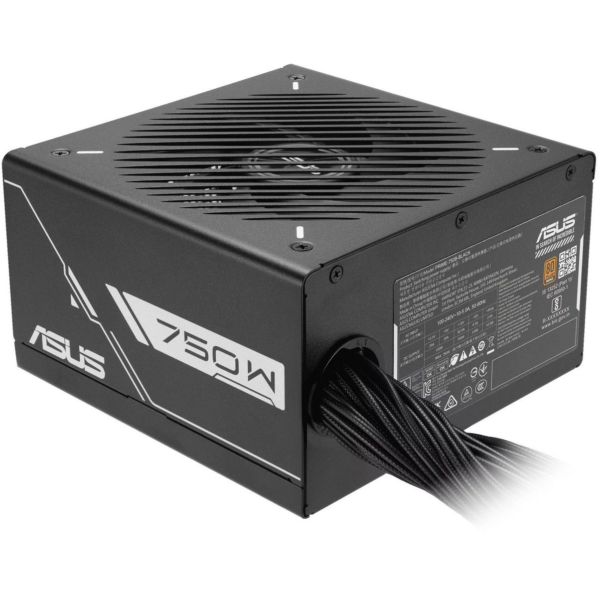 Блок питания ПК ASUS PRIME-750B-BLACK