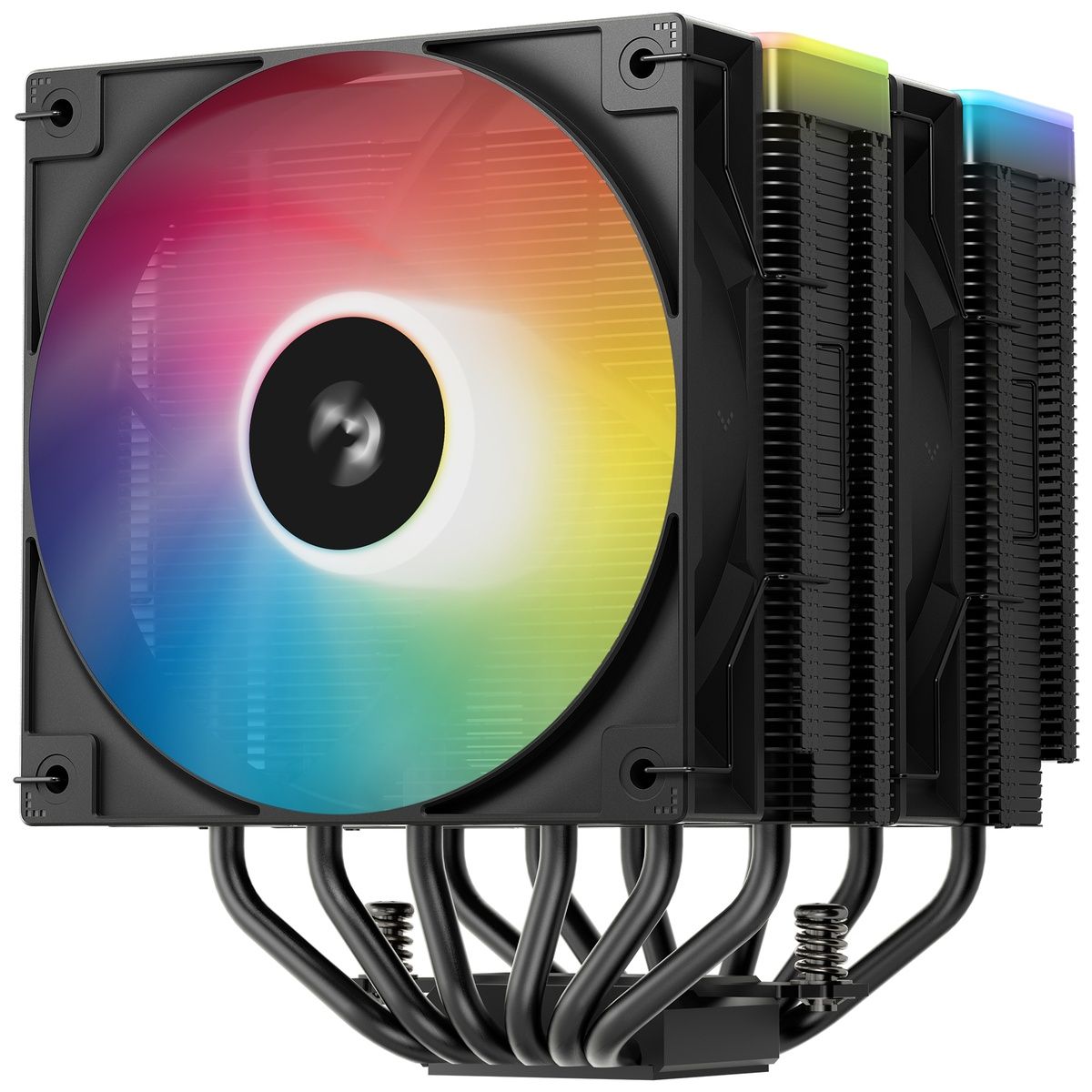 Устройство охлаждения(кулер) Deepcool AG620 Bk V2 ARGB Soc-AM5/AM4/1200/1700/1851 черный 4-pin 15-29