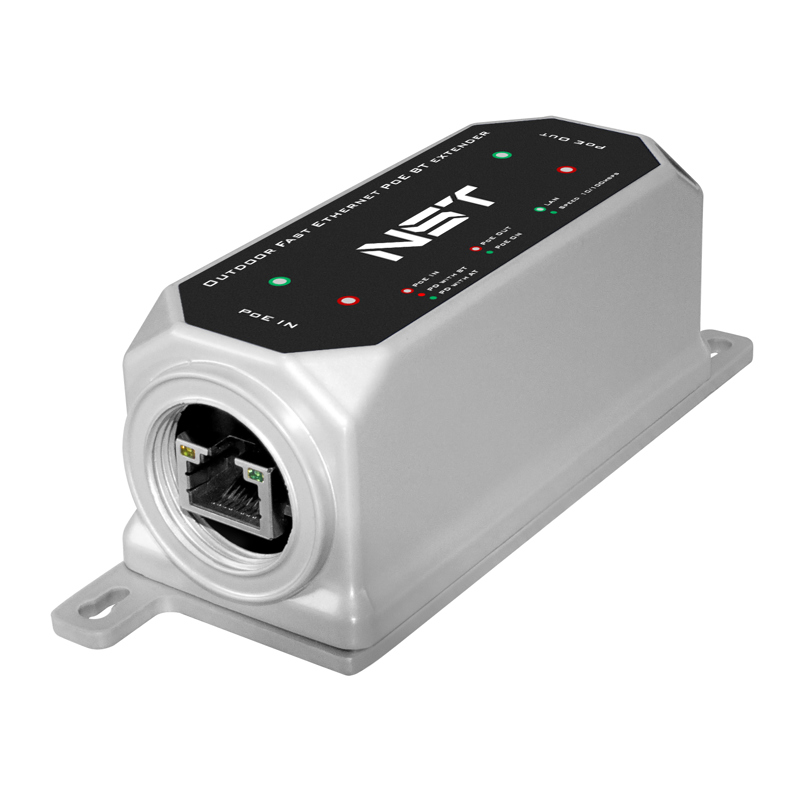 Уличный Ultra PoE удлинитель Fast Ethernet до 250м на 1 порт. Порты Ethernet: Вход - 1x10/100Base-T 