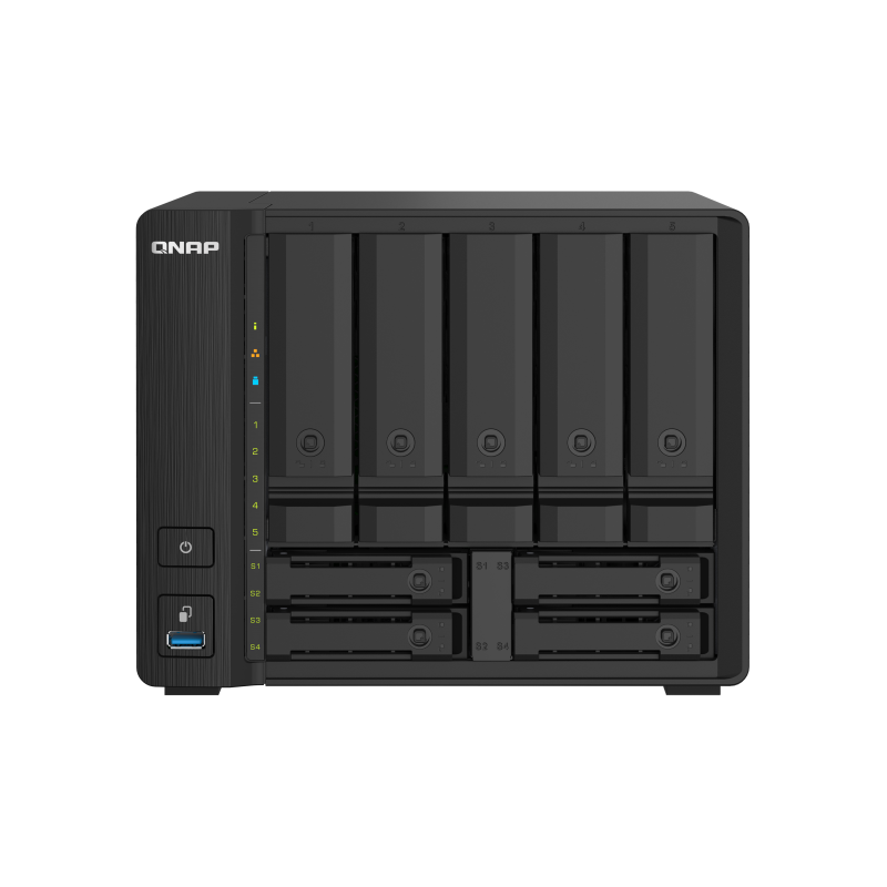 Сетевое хранилище без дисков/ SMB QNAP TS-932PX-4G 9-Bay NAS, 5 x 3.5" and 4 x 2.5" drive slots, Alp