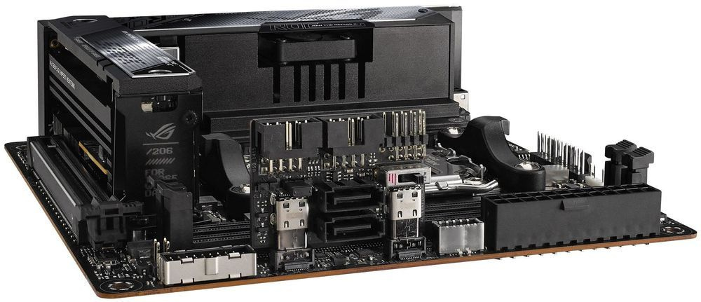 Материнская плата Asus ROG STRIX X670E-I GAMING WIFI Socket AM5 AMD X670 2xDDR5 mini-ITX AC`97 8ch(7