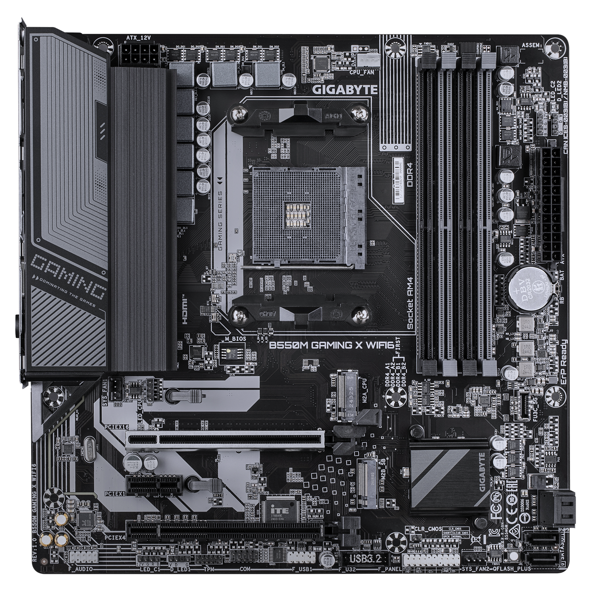 Материнская плата Gigabyte B550M GAMING X WIFI6, RTL