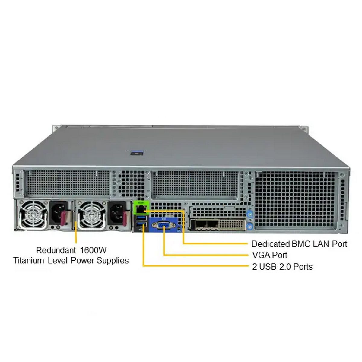 Серверная платформа 2U Hyper with 24 hot-swap 2.5" NVMe/SAS/SATA bays and 4 PCIe 5.0 x16 slots 