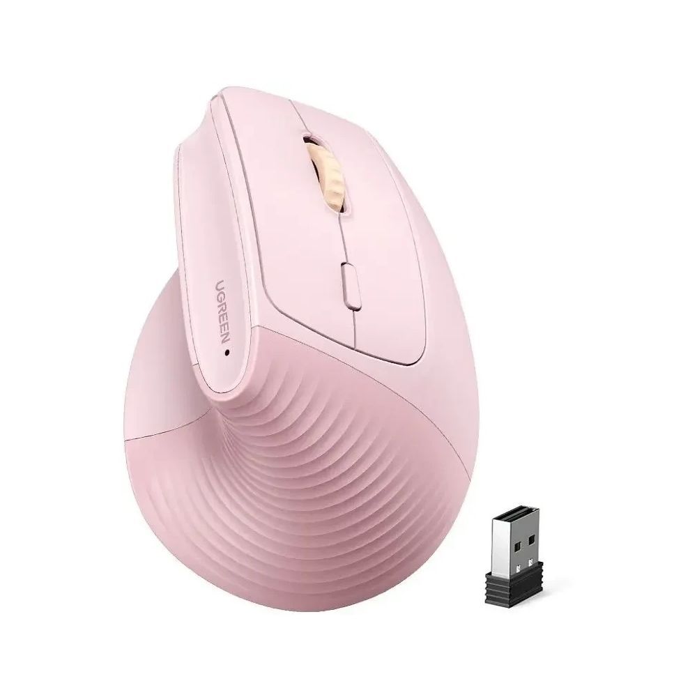 Беспроводная вертикальная мышка UGREEN M571P (65666) Wireless Vertical Mouse 2.4GHz &amp; Bluetooth.